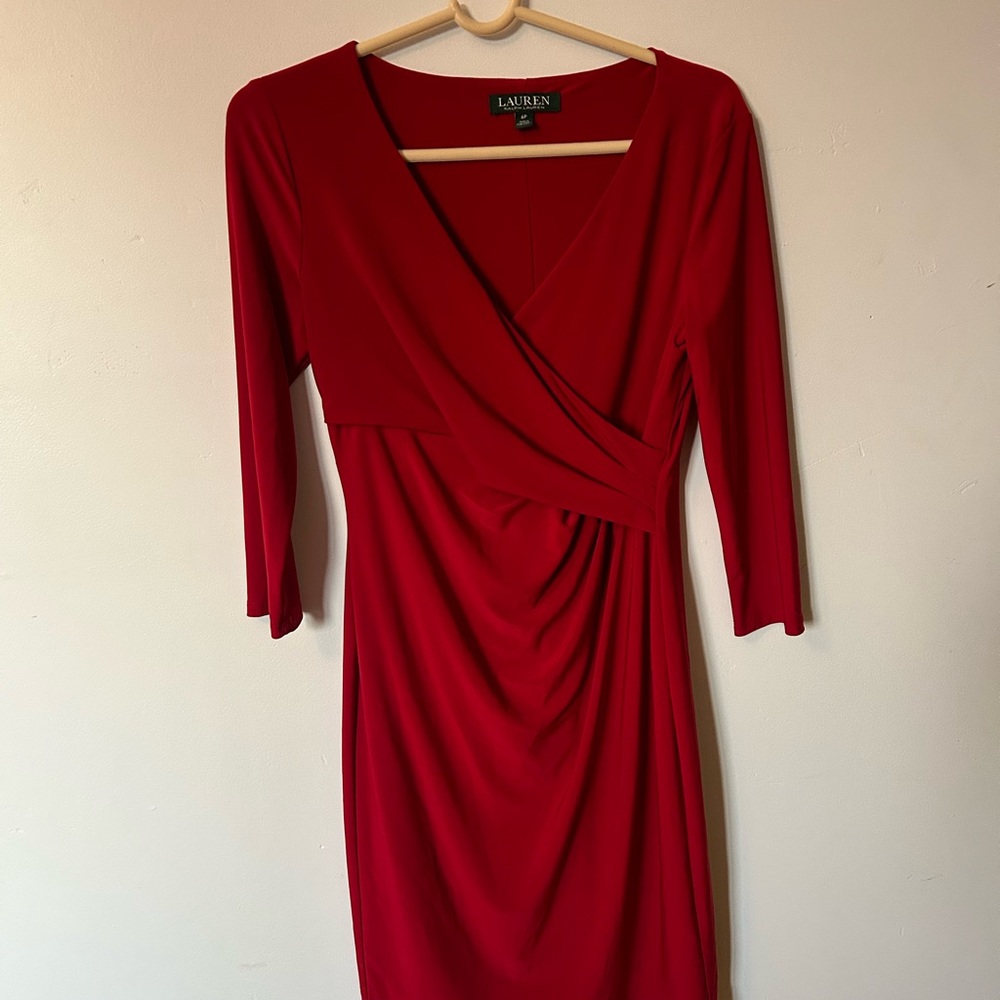 Red Ralph Lauren Size 4 Dress